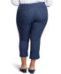 Plus Size Slim Trouser Ankle Pants