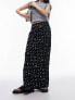 Фото #5 товара Topshop ditsy maxi bias skirt in blue floral print