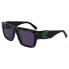 Очки Calvin Klein Jeans CKJ23654S Sunglasses Black / Party Green, Black 2/CAT3 - фото #2