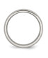 ფოტო #2 პროდუქტის Titanium Brushed Beveled Edge Wedding Band Ring