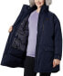 Plus Size Suttle Mountain™ Hooded Faux-Fur-Trim Long Insulated Coat