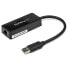 Фото #2 товара StarTech.com USB 3.0 to Gigabit Ethernet Adapter NIC w/ USB Port - Black - Wired - USB - Ethernet - 5000 Mbit/s - Black