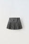 Фото #5 товара Плиссированная юбка с застежкой на пуговицы ZARA