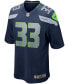 Фото #5 товара Men's Big and Tall Jamal Adams College Navy Seattle Seahawks Game Team Jersey