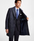 Men's Plaid Double-Face Wool Blend Overcoat