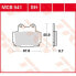 TRW Allround Standard Yamaha FZR 250 87 organic rear brake Pads