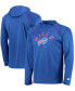 ფოტო #1 პროდუქტის Men's Royal Buffalo Bills Raglan Long Sleeve Hoodie T-shirt