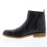 Фото #7 товара Fly London Riky RIKY039FLY-001 Mens Black Leather Slip On Casual Dress Boots