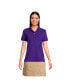 Фото #1 товара Women's School Uniform Short Sleeve Mesh Polo Shirt