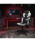 Фото #11 товара Gaming Desk And Racing Chair Set With Cup Holder And Headphone Hook