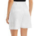 Фото #2 товара BOSS Tabroido Belted High Waist Shorts White 10
