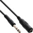 Фото #2 товара InLine Jack Extension 6.3mm Stereo male / female 5m