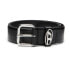 DIESEL D Logo B 1Dr Oval D Loop belt Черный, 95 cm - фото #1