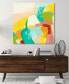 Фото #4 товара Chroma 3Frameless Free Floating Tempered Art Glass Abstract Wall Art by EAD Art Coop, 38" x 38" x 0.2"
