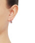 ფოტო #2 პროდუქტის Pink Amethyst (3-1/2 ct. t.w.) & Diamond (1/20 ct. t.w.) Drop Earrings in 14k Rose Gold