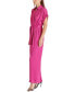 ფოტო #3 პროდუქტის Women's Tori Cuffed-Sleeve Tie-Front Jumpsuit