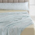 Фото #4 товара Комплект постельного белья с наволочками Alexandra House Living Circe Blue Super king 4 Предмета