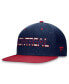 Фото #4 товара Men's Navy, Red Montreal Canadiens Authentic Pro Rink Two-Tone Snapback Hat