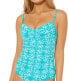 Фото #1 товара Bleu By Rod Beattie 264956 Women's Underwire Tankini Top Swimwear Size 6