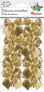 Titanum Kokarda materiałowa 50mm 12szt złota
