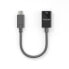 PureLink IS231 - 0.1 m - USB C - USB A - Black