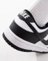 Nike Dunk Low womens trainers in white and black - WHITE