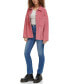 ფოტო #4 პროდუქტის Women's Zip-Front Lined Oversized Shacket