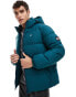 Фото #1 товара Tommy Jeans Water Repellent Down Jacket in Green Blue