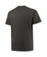 ფოტო #3 პროდუქტის Men's Heathered Charcoal Ohio State Buckeyes Big and Tall Arch Team Logo T-shirt