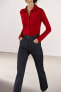 Zw collection bootcut high-waist cropped jeans