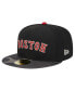 ფოტო #4 პროდუქტის Men's Black Boston Red Sox Metallic Camo 59FIFTY Fitted Hat