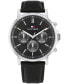 Фото #1 товара Часы Tommy Hilfiger Multifunction Black Leather 43mm