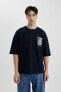 Erkek T-shirt B1931ax/nv239 Navy