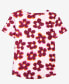 Фото #2 товара Girls Blurred Floral-Print Top, Created for Macy's