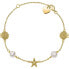 Playful gold-plated Disney Princess bracelet BS00074YPZL-55.CS