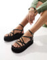 Фото #3 товара RAID Leili strappy platform sandals in black