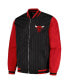 Фото #2 товара Куртка-бомбер мужская JH Design Chicago Bulls черная полной молнией