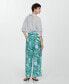 ფოტო #2 პროდუქტის Women's Bow Printed Pants