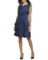 Фото #1 товара Dkny Pleated Ruffle Fit And Flare Dress Women's 14