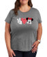 ფოტო #1 პროდუქტის Trendy Plus Size Minnie Mouse Graphic T-shirt