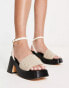 Фото #3 товара Rule London Exclusive Molly woven platform sandals in beige