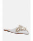 Фото #1 товара ASTRE Pearl Embellished Shimmer Mules
