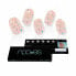 False nails Nooves Peach Galettes Gel Self-adhesives metal