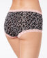 Фото #2 товара Lace Trim Microfiber Boyshort Underwear 40760