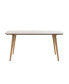 Фото #1 товара Mid-Century Modern Coffee Table with Mindi Veneer Smooth Surface