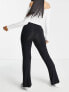 Фото #3 товара ASOS DESIGN Petite kick flare trouser in black