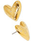 by Nadri 18k Gold-Plated Pavé Heart Stud Earrings