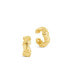 ფოტო #1 პროდუქტის Silver-Tone or Gold-Tone Curved Cali Ear Cuff, Set Of 2