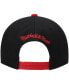 Men's Red, Black Unlv Rebels Sharktooth Snapback Hat