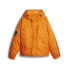 Puma Pleasures X Puffer Jacket Mens Orange Casual Athletic Outerwear 62087573